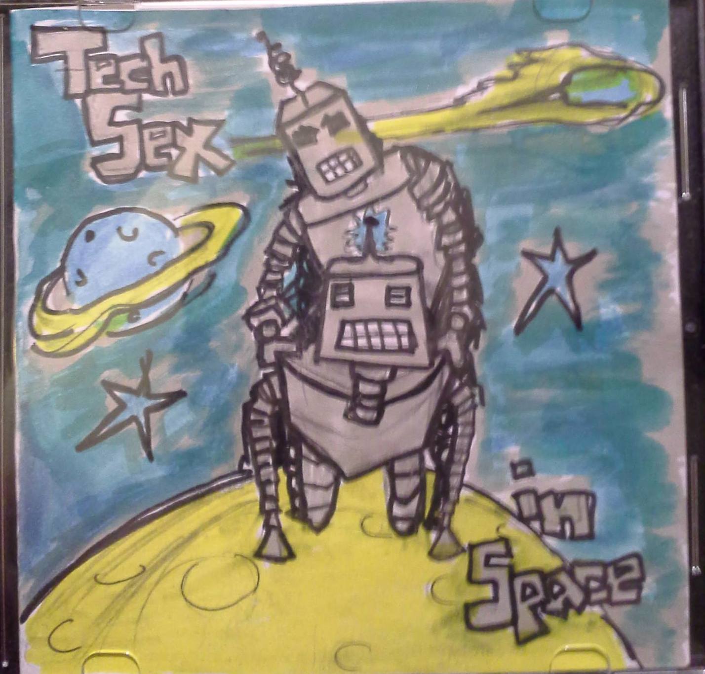 Two robots making sweet, sweet love